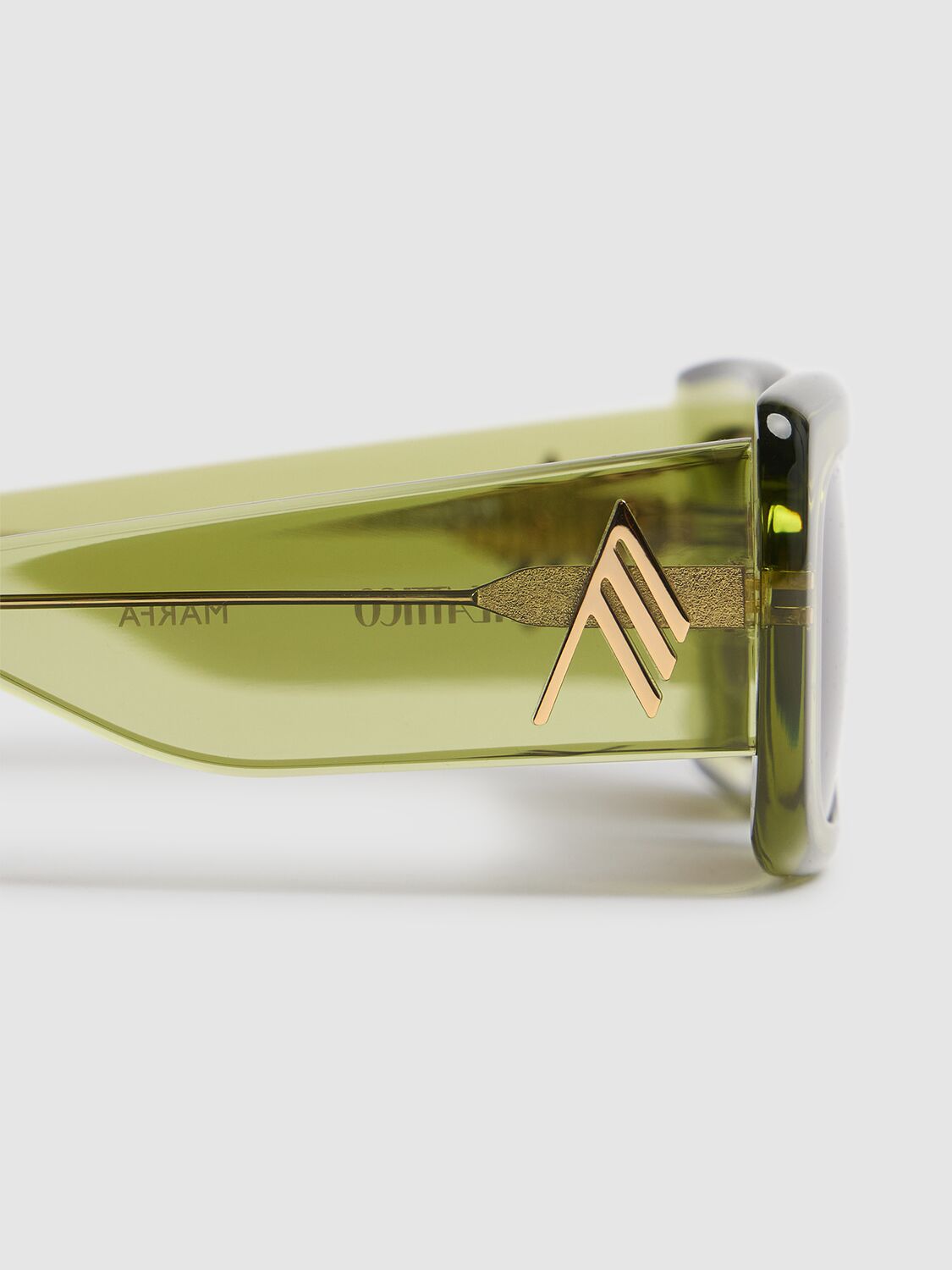 ATTICO MARFA SQUARED ACETATE SUNGLASSES 