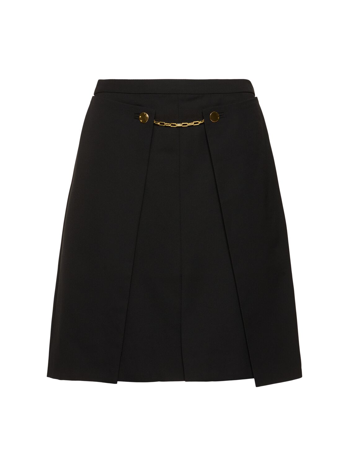 Light Twill Suiting Midi Skirt