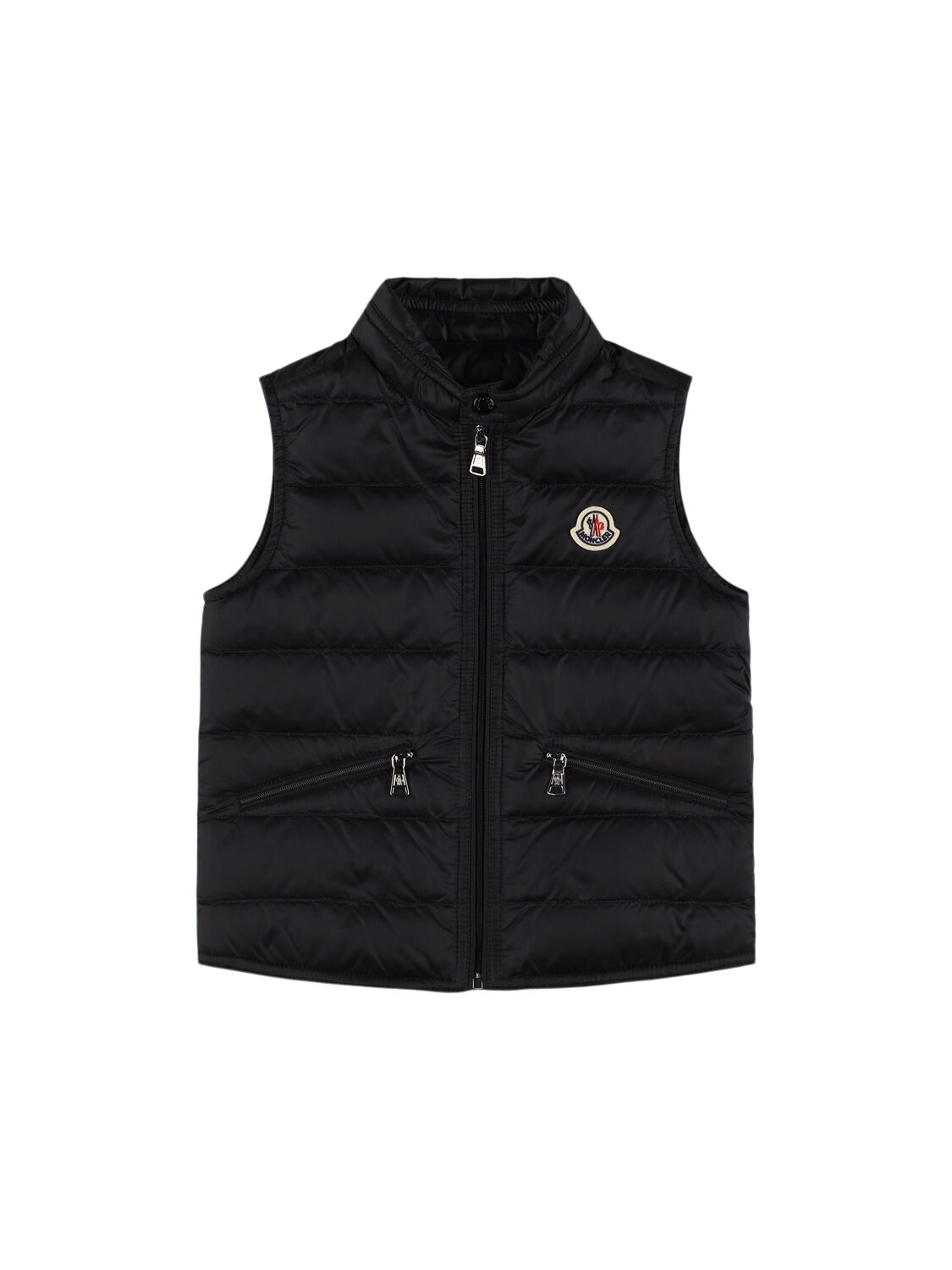 Moncler Gui Nylon Packable Down Vest In Black