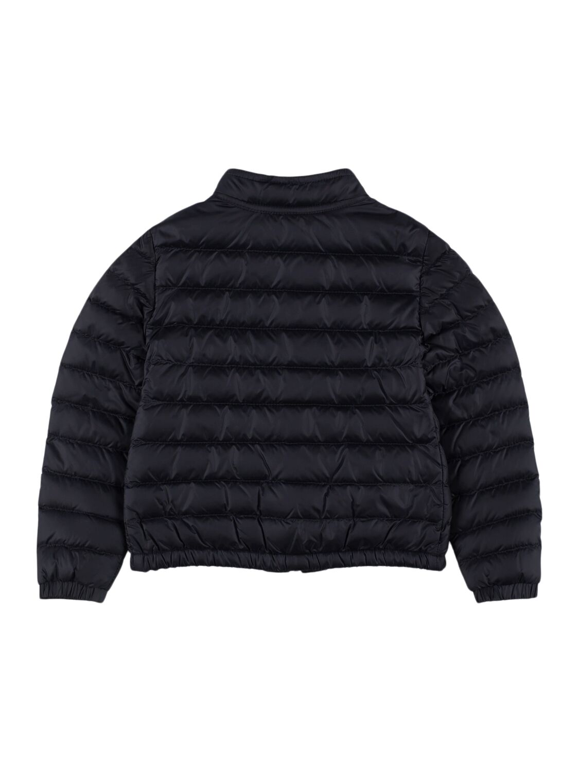Moncler Lans Nylon Down Jacket In Navy
