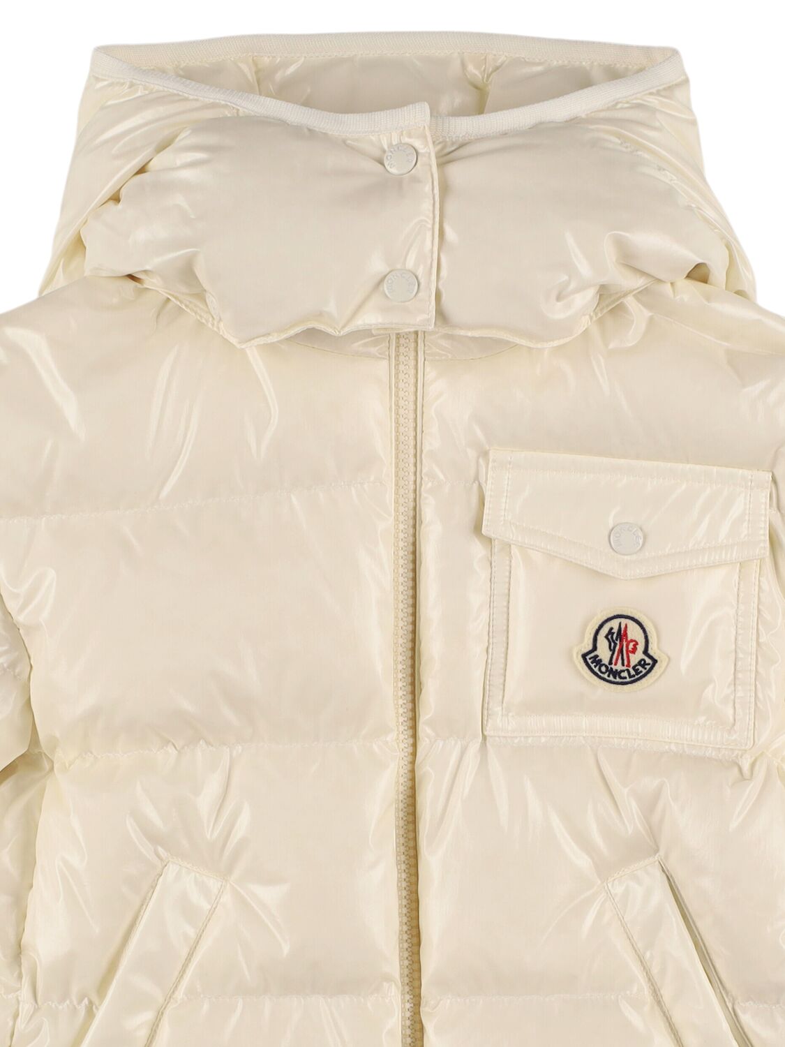 Moncler Andro Nylon Down Jacket In White