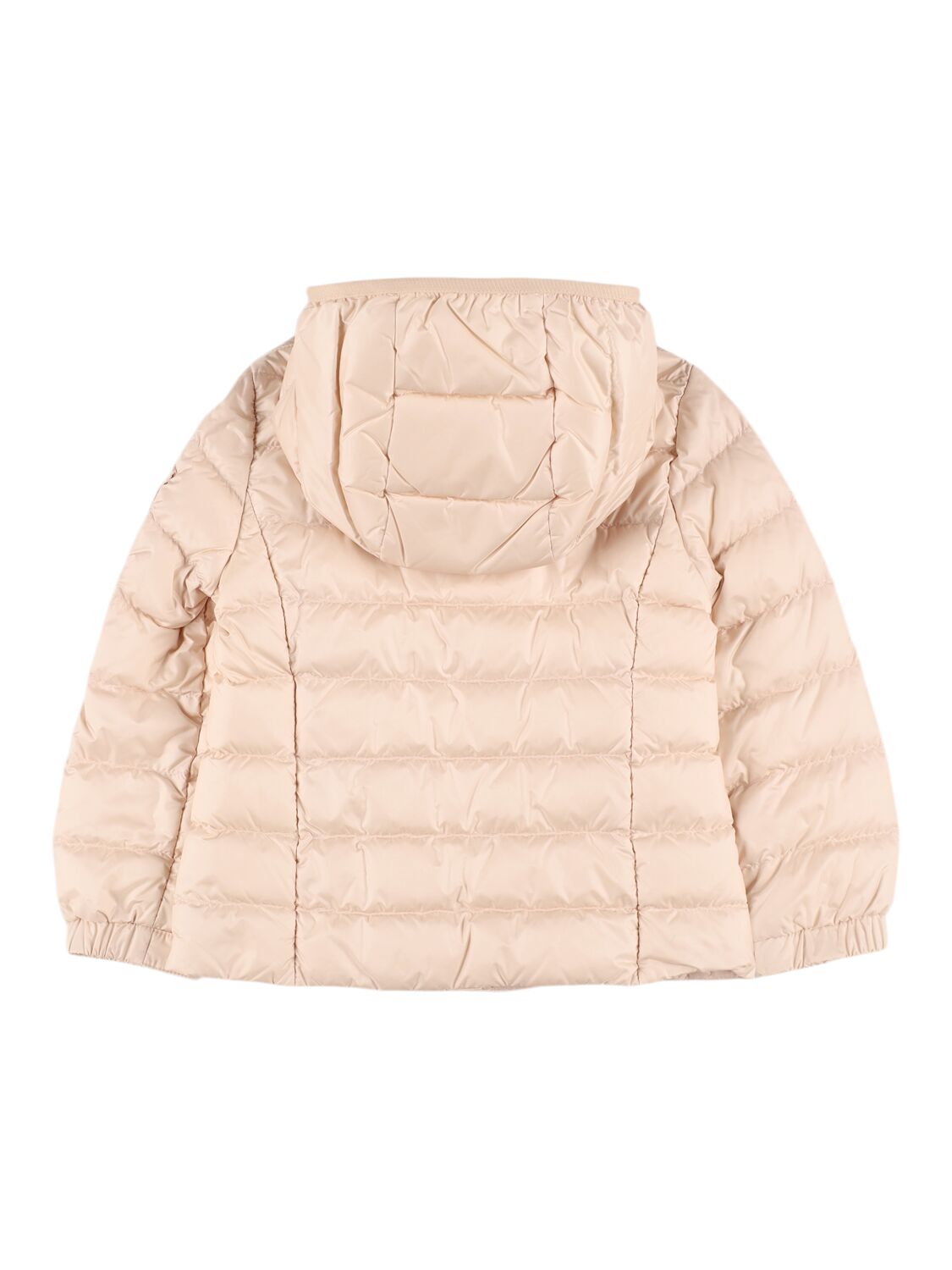 Moncler Gles Nylon Down Jacket In Light Pink