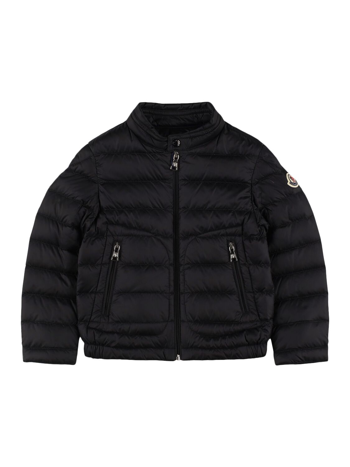 Moncler Acorus Packable Nylon Down Jacket In Black
