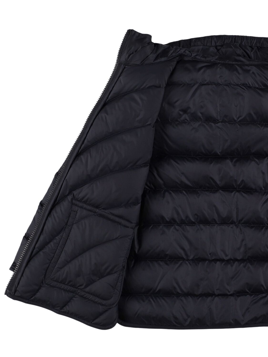 Moncler Argenno Nylon Down Jacket In Midnight Blue