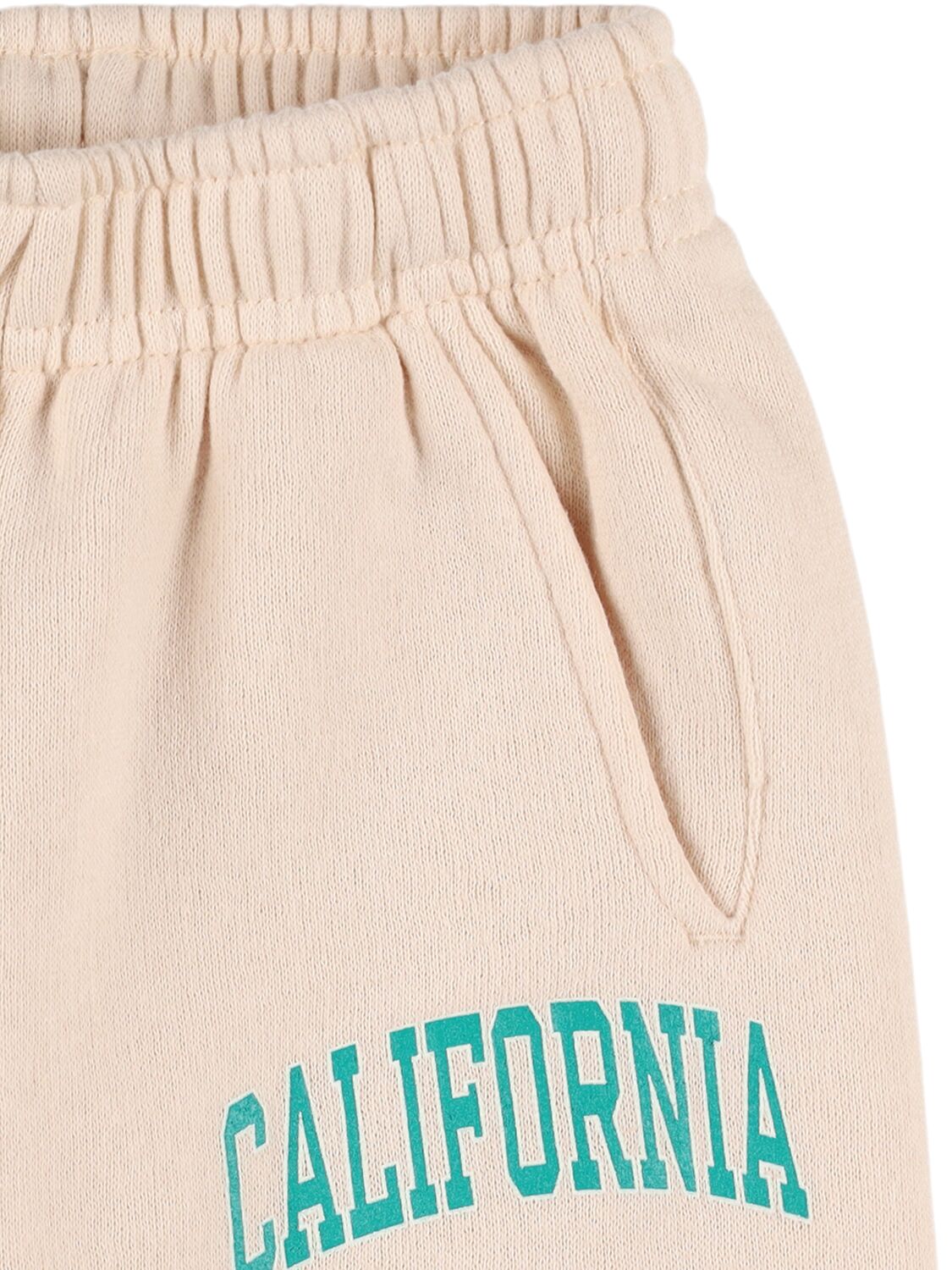 Shop Sporty And Rich California Printed Sweatpants In Beige