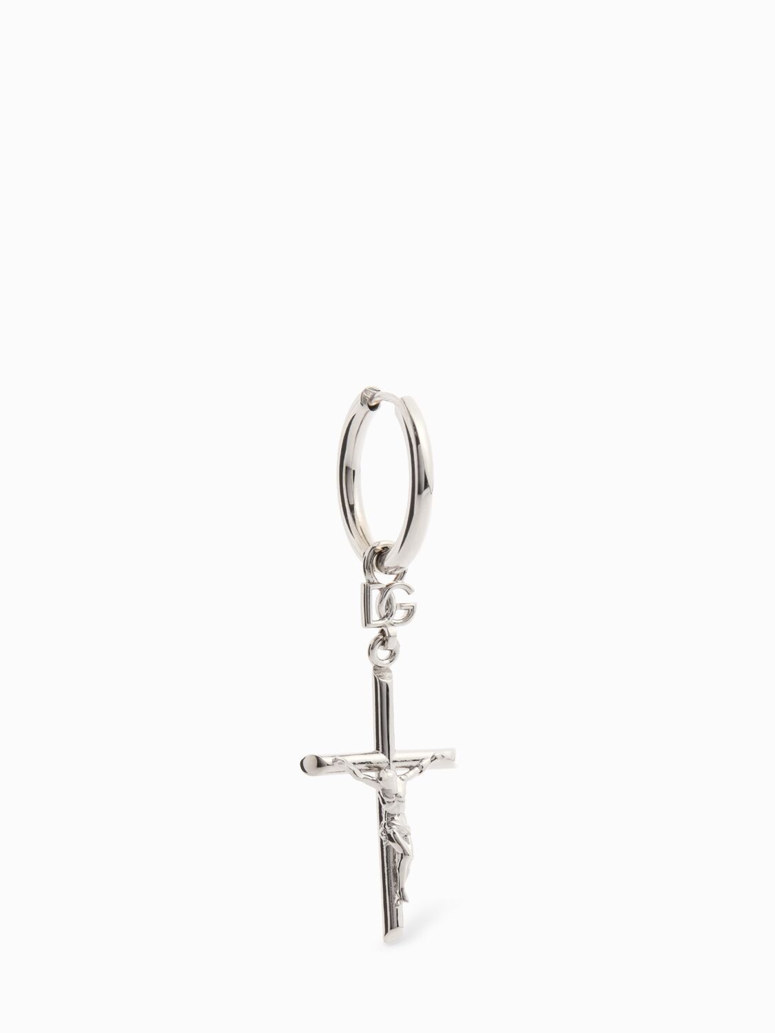 Dolce & Gabbana Dna Mono Earing In Metallic