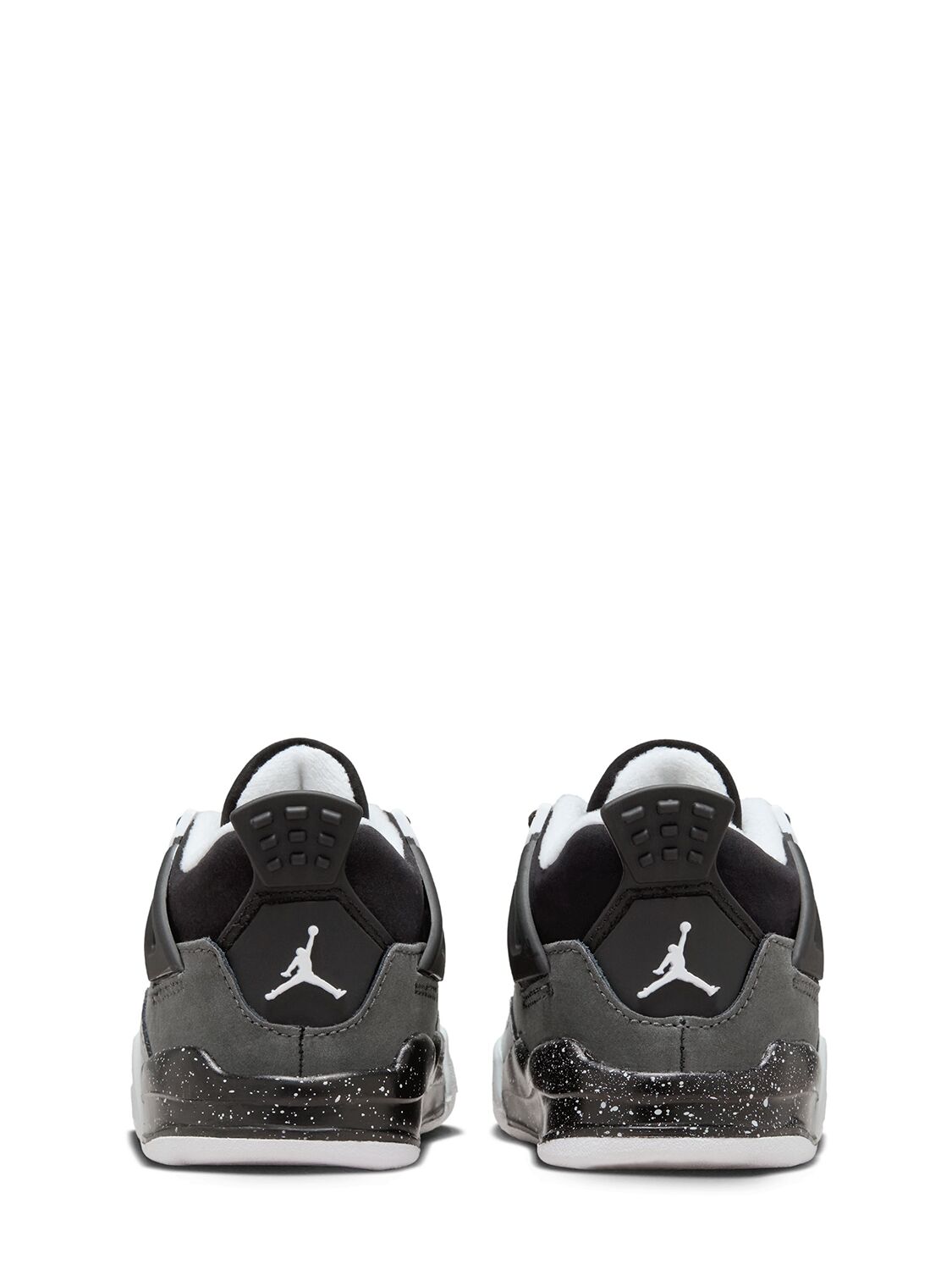 Shop Jordan 4 Retro Sneakers In Black/white