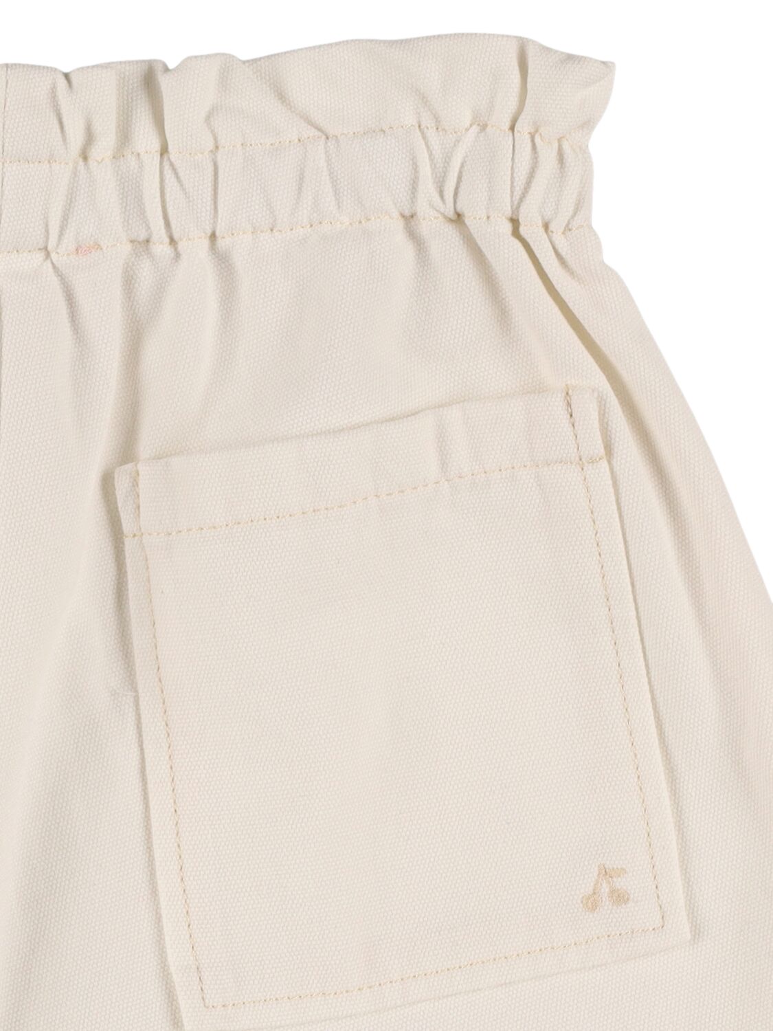 Bonpoint Cotton Gabardine Shorts In White