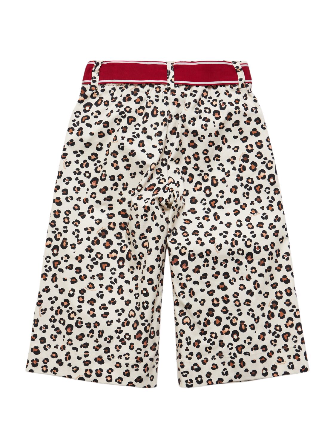 Monnalisa Printed Gabardine Pants In Multicolor
