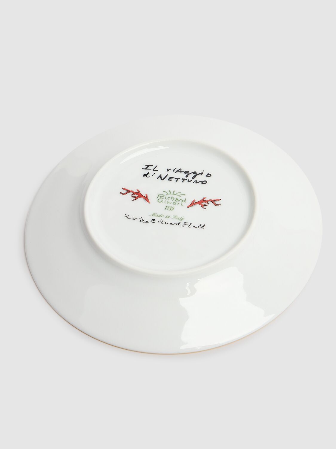 Ginori 1735 Set Of 4 Nettuno 16cm Porcelain Plates In Multicolor