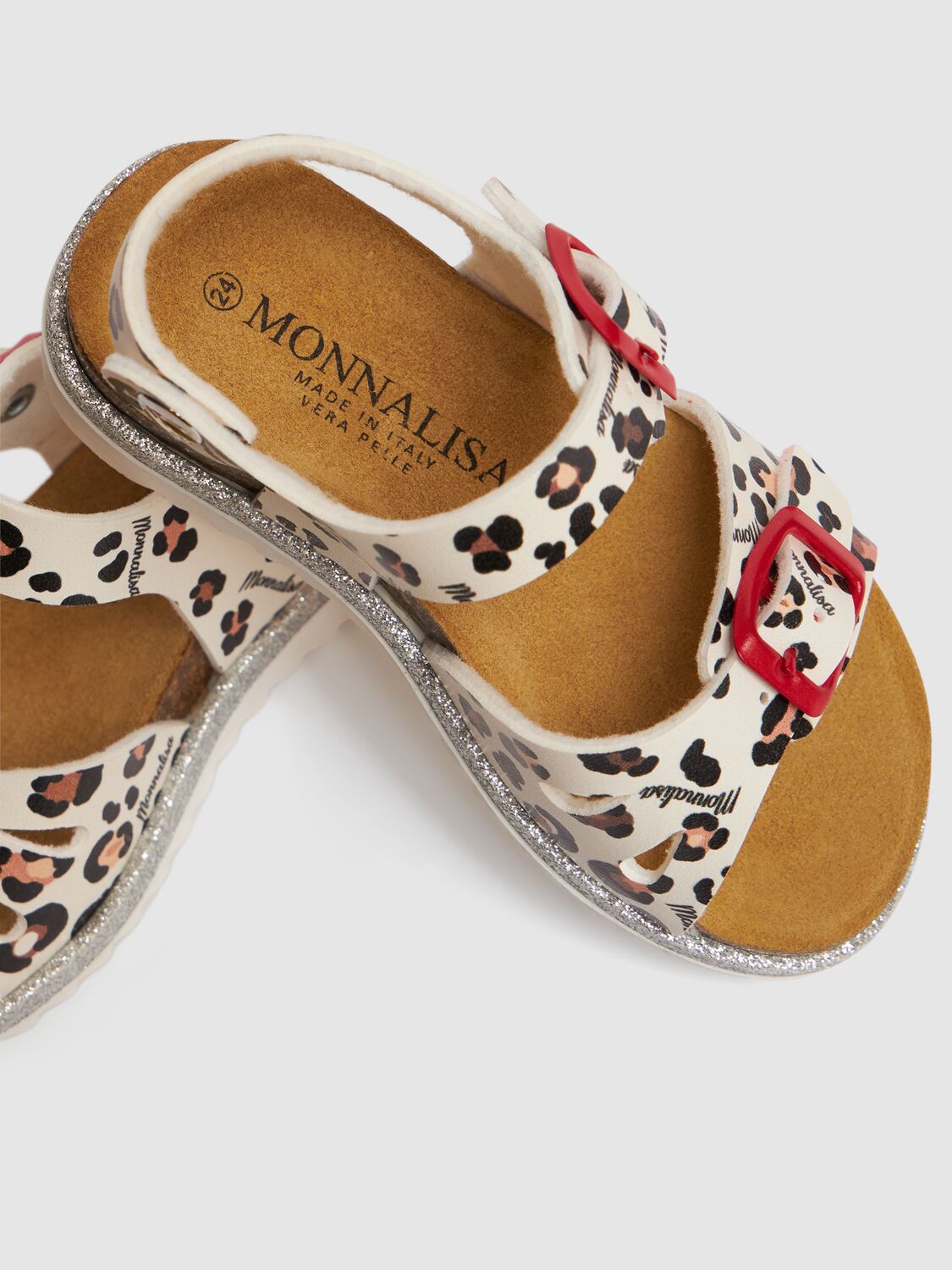 MONNALISA PRINTED SANDALS 