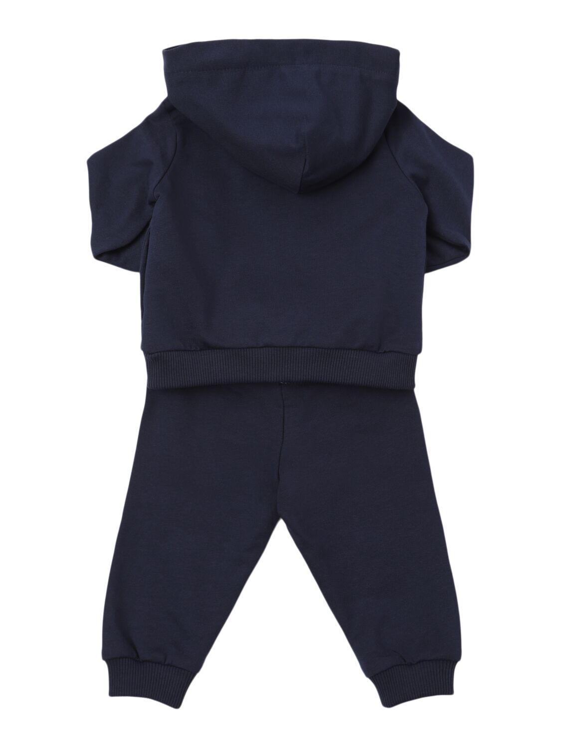Moschino Zip-up Hoodie & Sweatpants In Navy