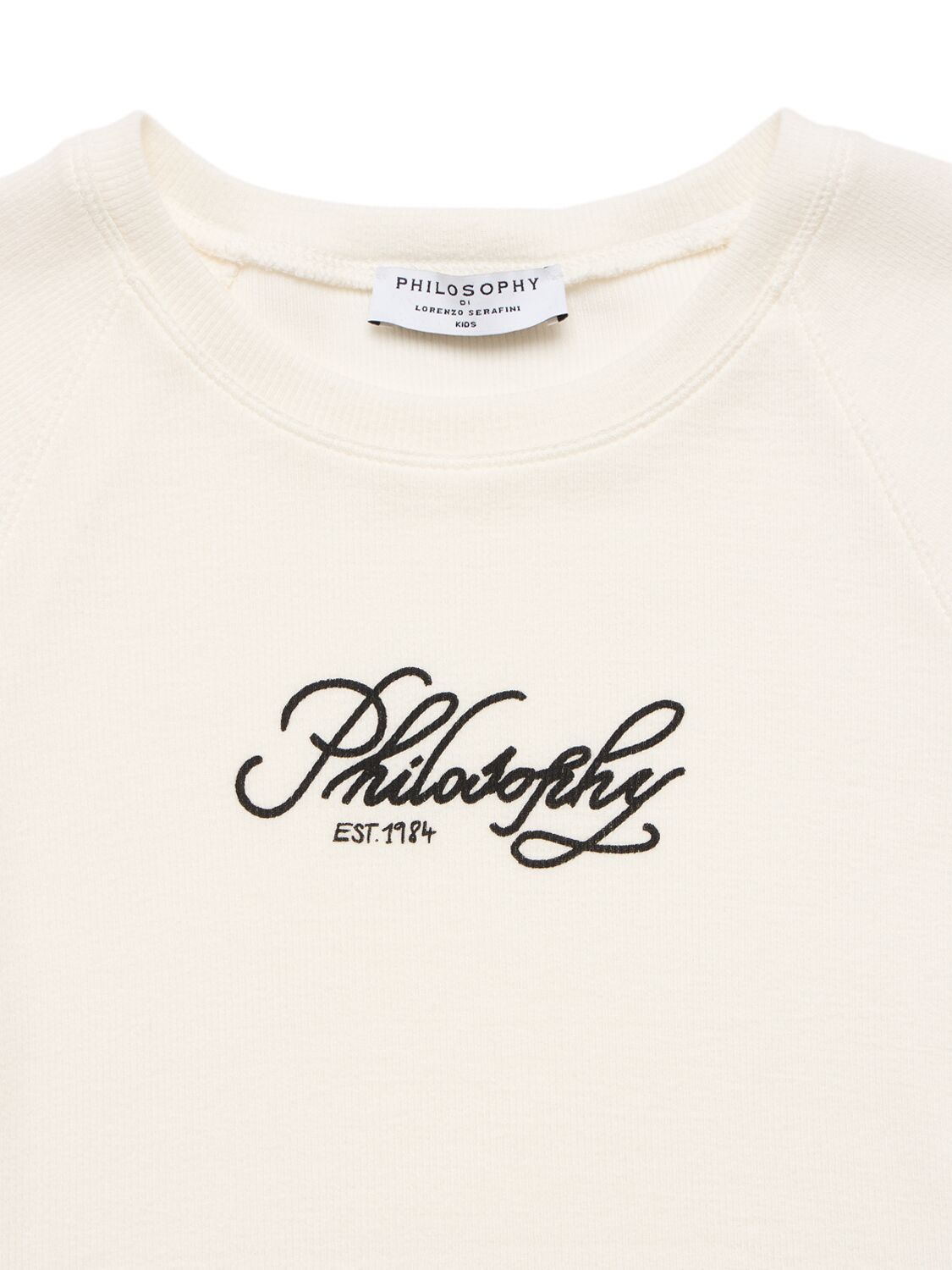 Philosophy Embroidered Viscose Blend T-shirt In White