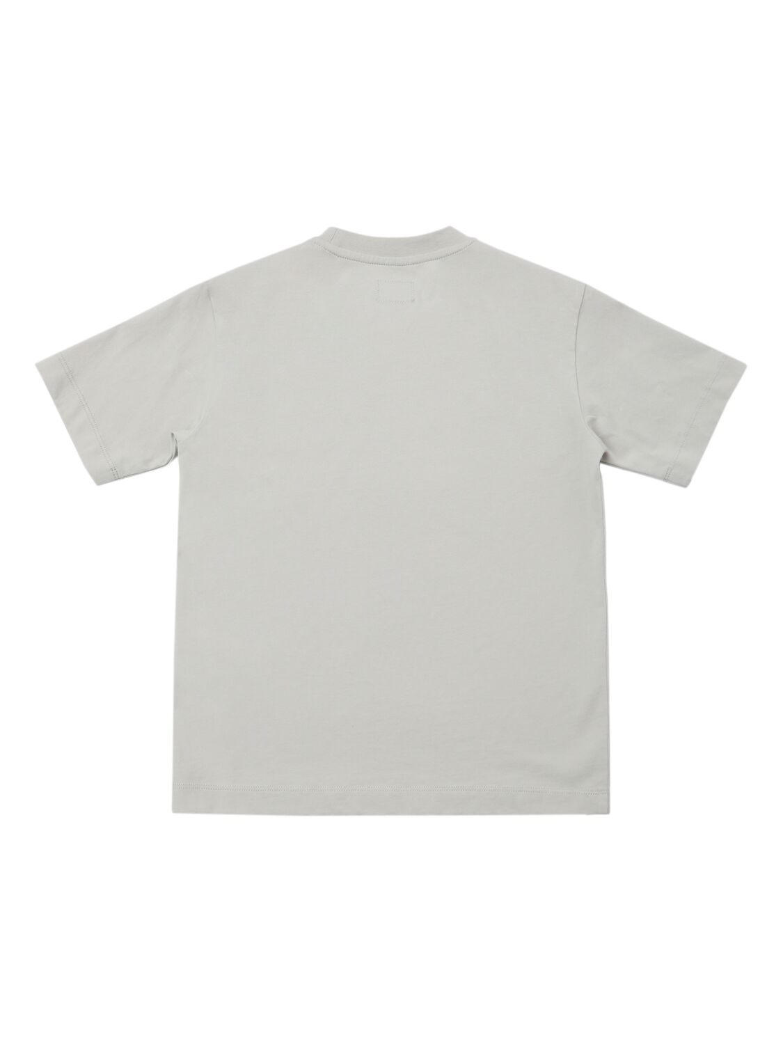 C.p. Company Cotton Jersey Logo T-shirt In Light Grey
