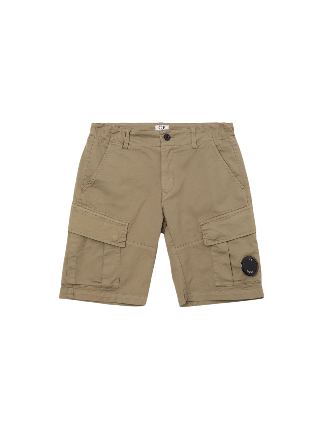 Stretch Cotton Gabardine Cargo Shorts