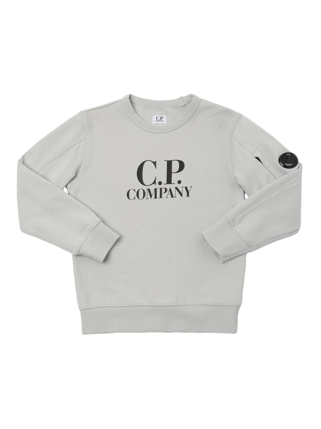 C.P. COMPANY Logo Print Cotton Sweatshirt