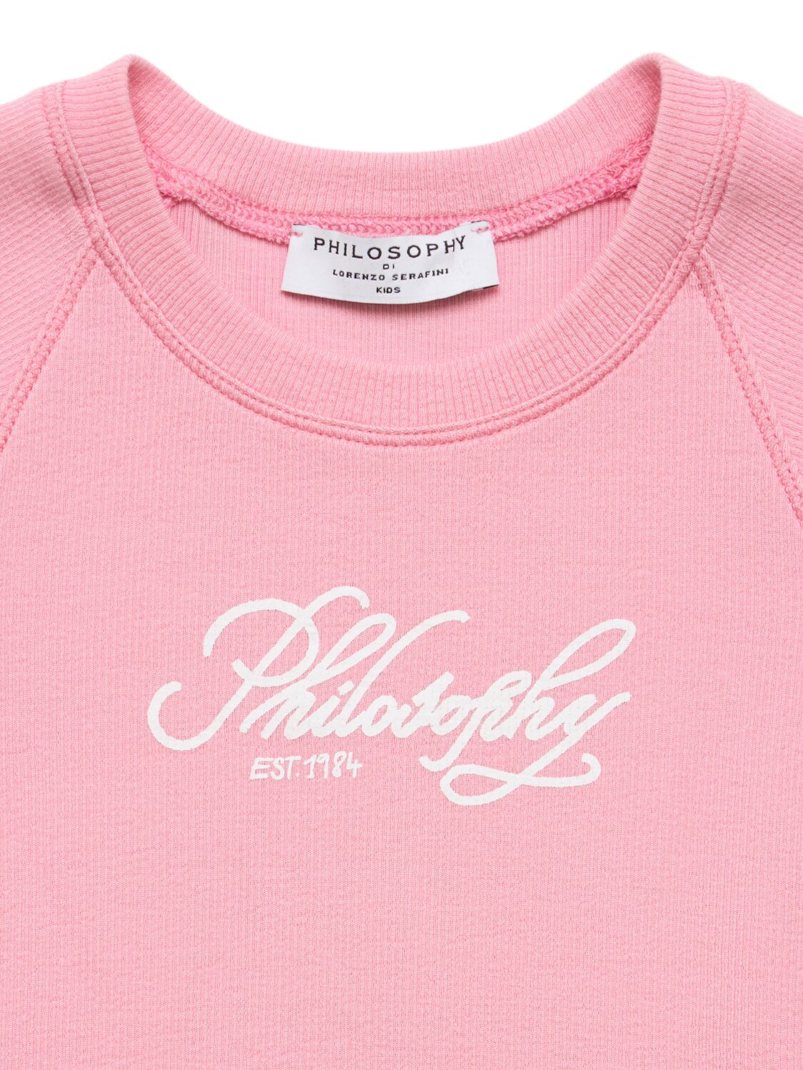 Philosophy Embroidered Viscose Blend T-shirt In Pink