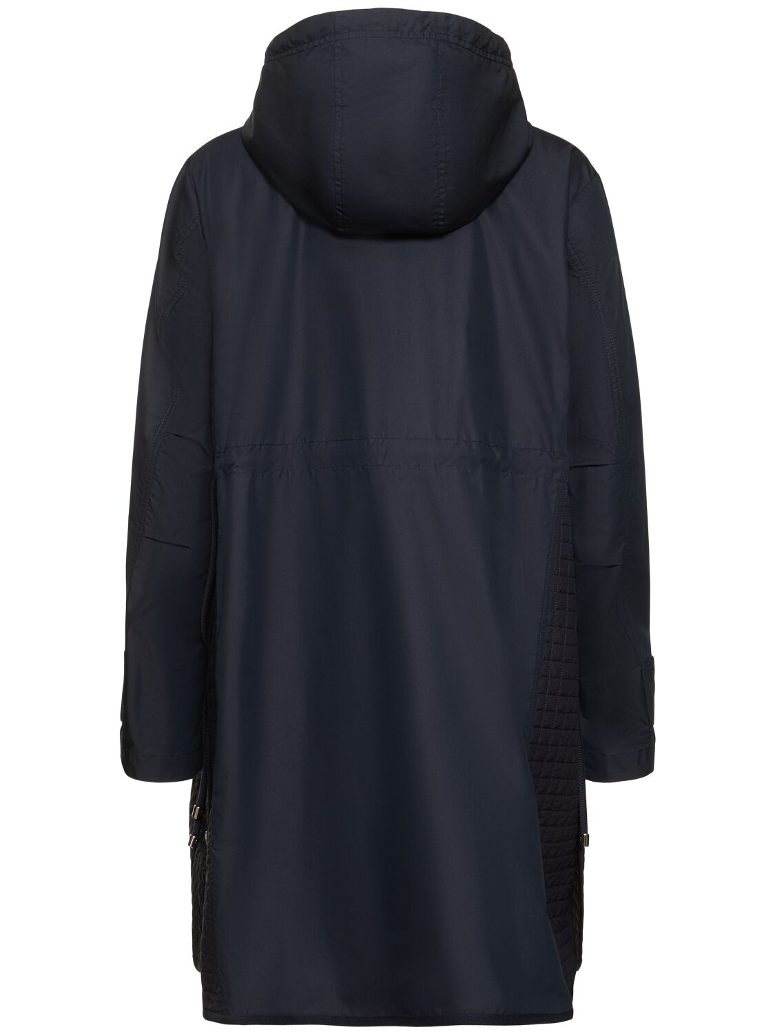 Shop Moncler Meudon Long Parka In Blue