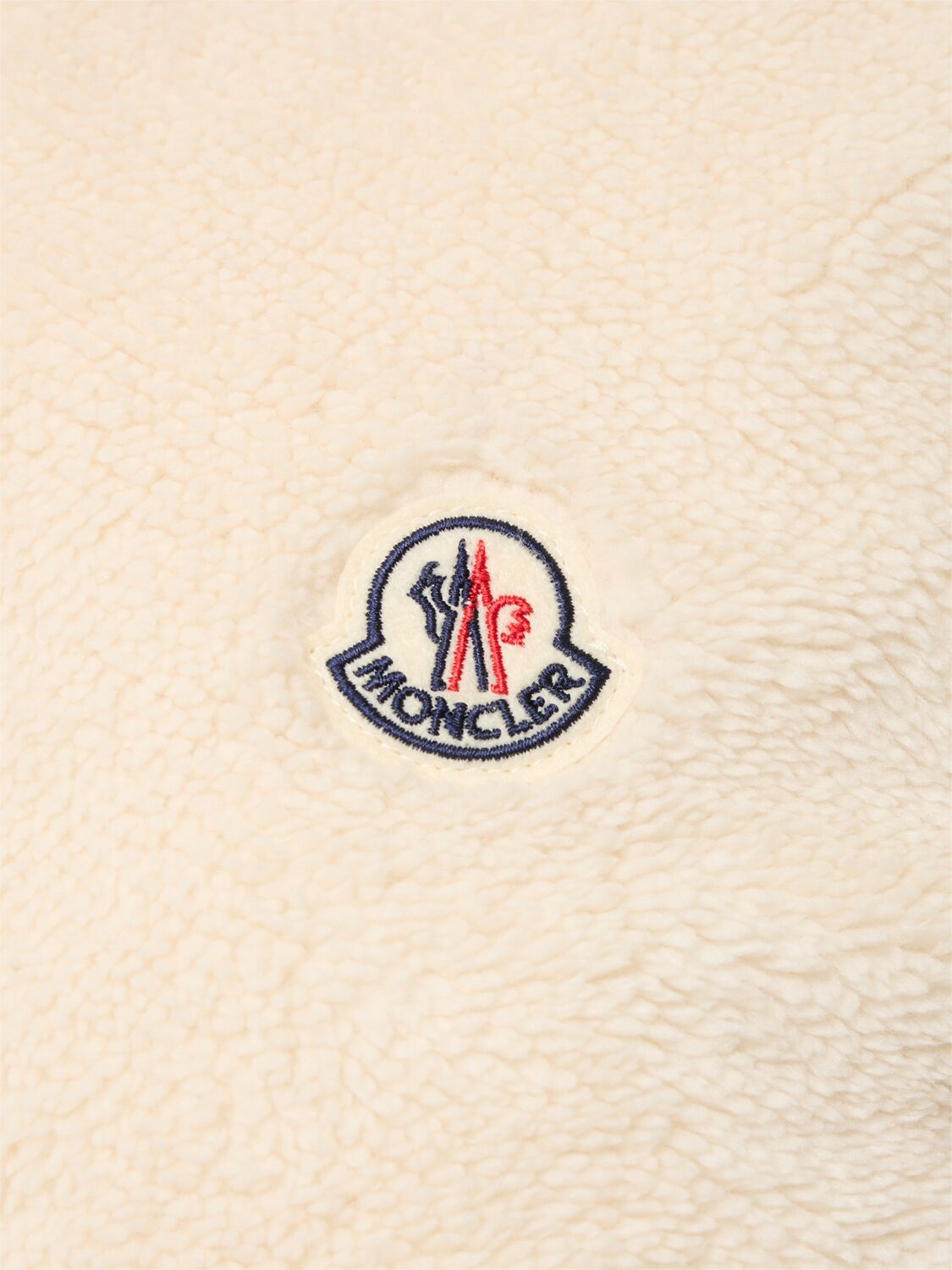Moncler Teddy Capsule Floy Down Vest In Silk White