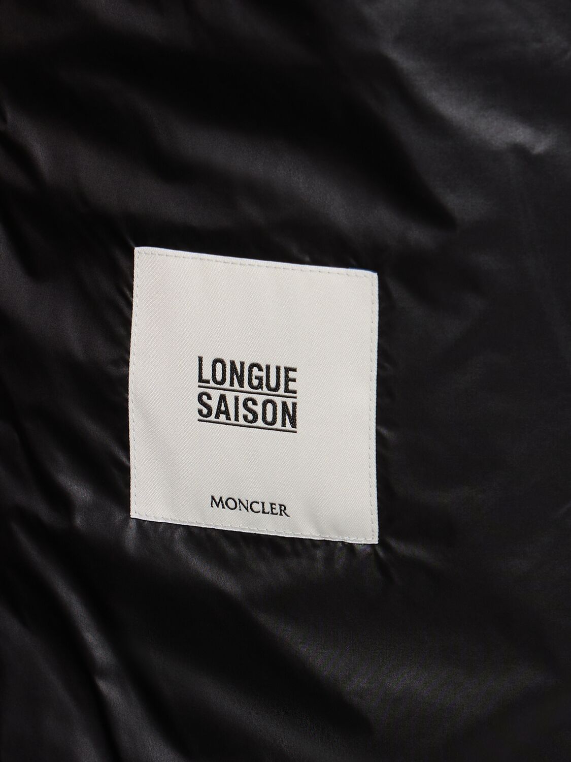 Shop Moncler Meillon Nylon Down Jacket In 黑色