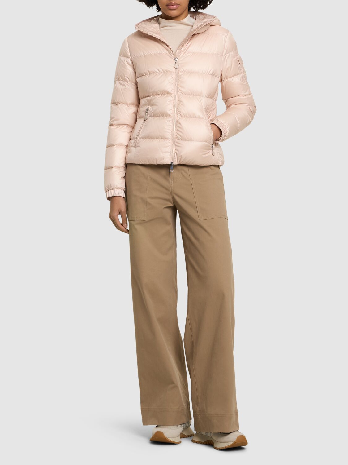 MONCLER GLES NYLON DOWN JACKET 