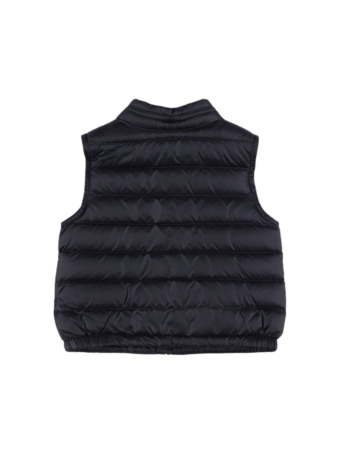 Shop Moncler New Amaury Packable Nylon Down Vest In 午夜蓝