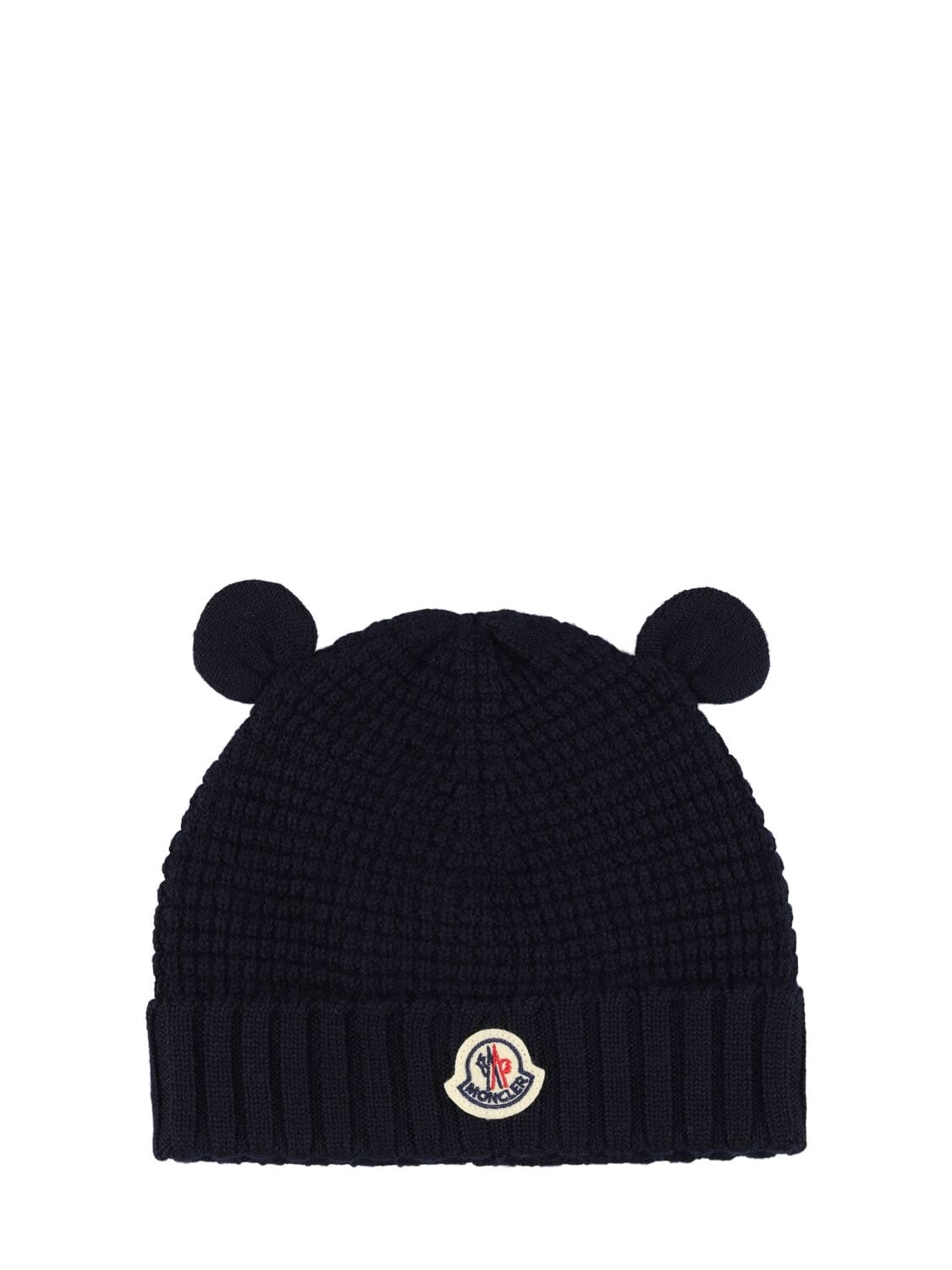 Virgin Wool Teddy Bear Ears Beanie