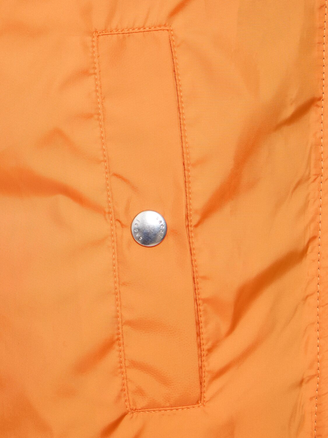 Shop Sacai Nylon Twill Jacket In Khaki