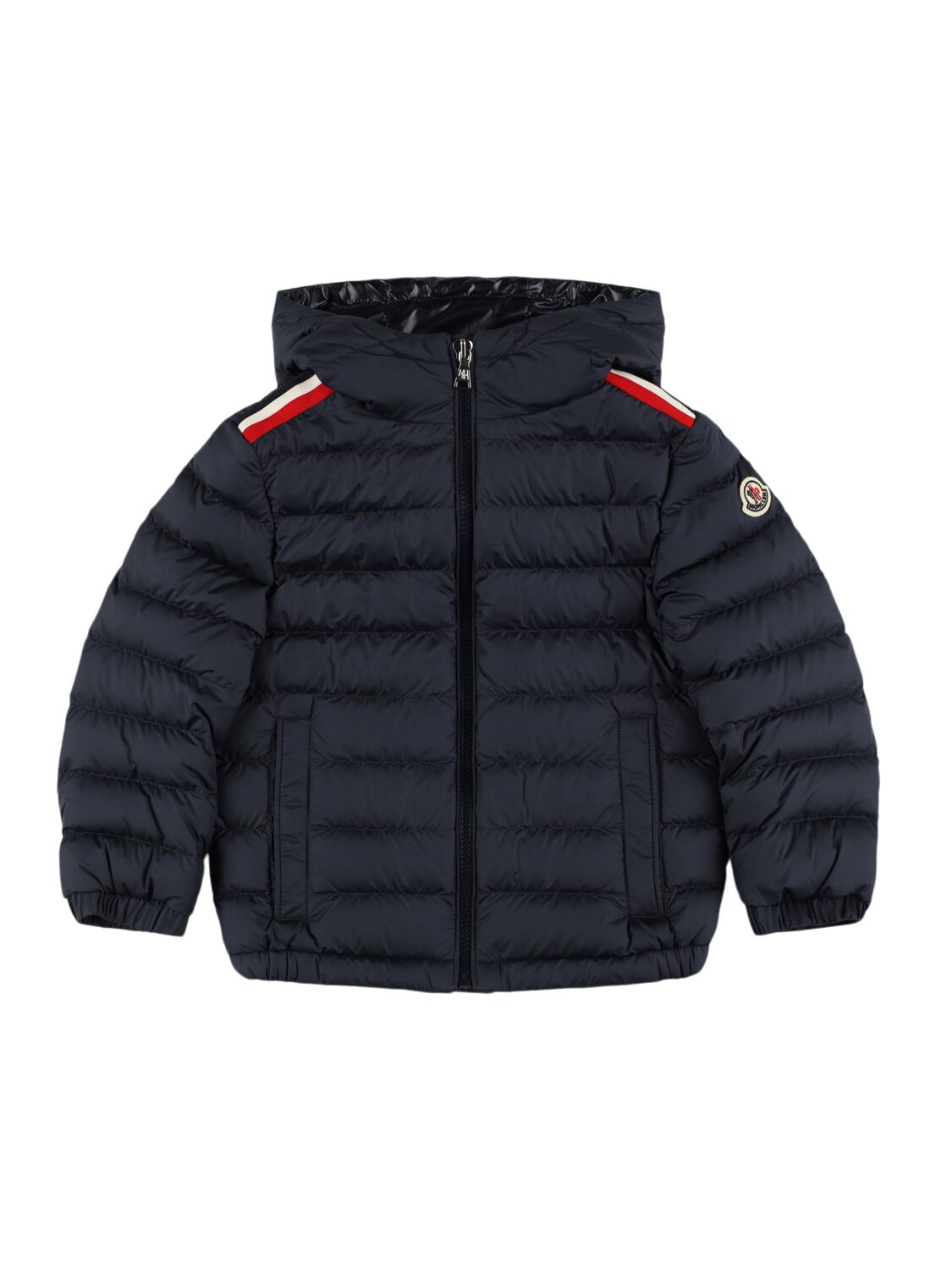 Moncler Donvar Tech Down Jacket In Blue