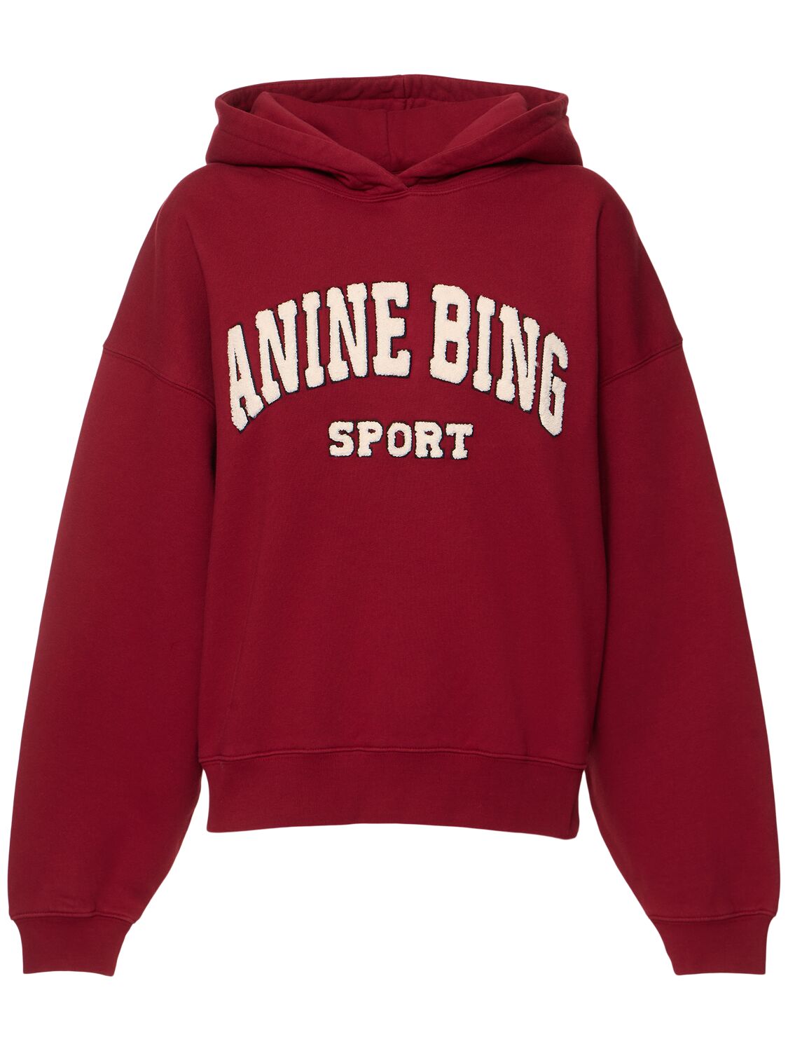 Alec Logo Cotton Sweatshirt Hoodie