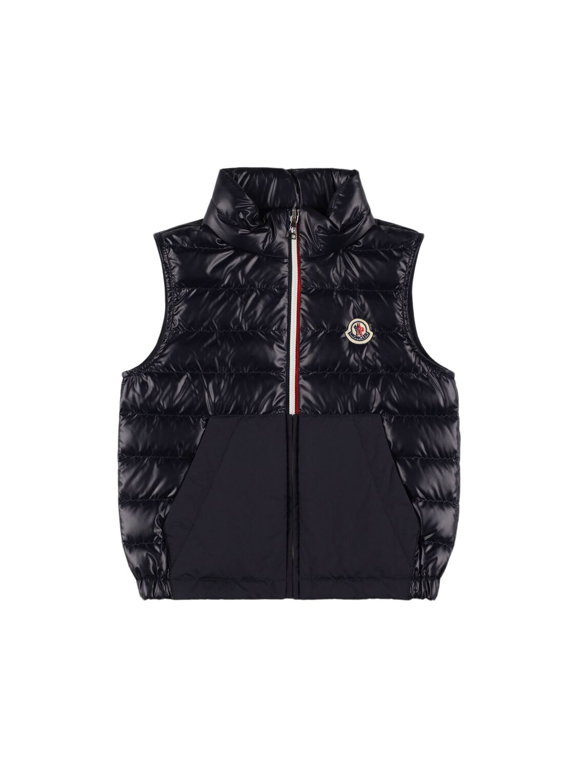Moncler Apatou Tech Down Vest In Black
