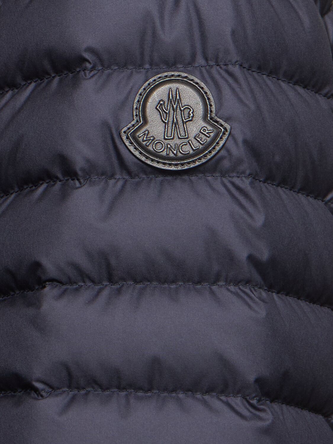 Moncler Varax Tech Down Jacket In Navy