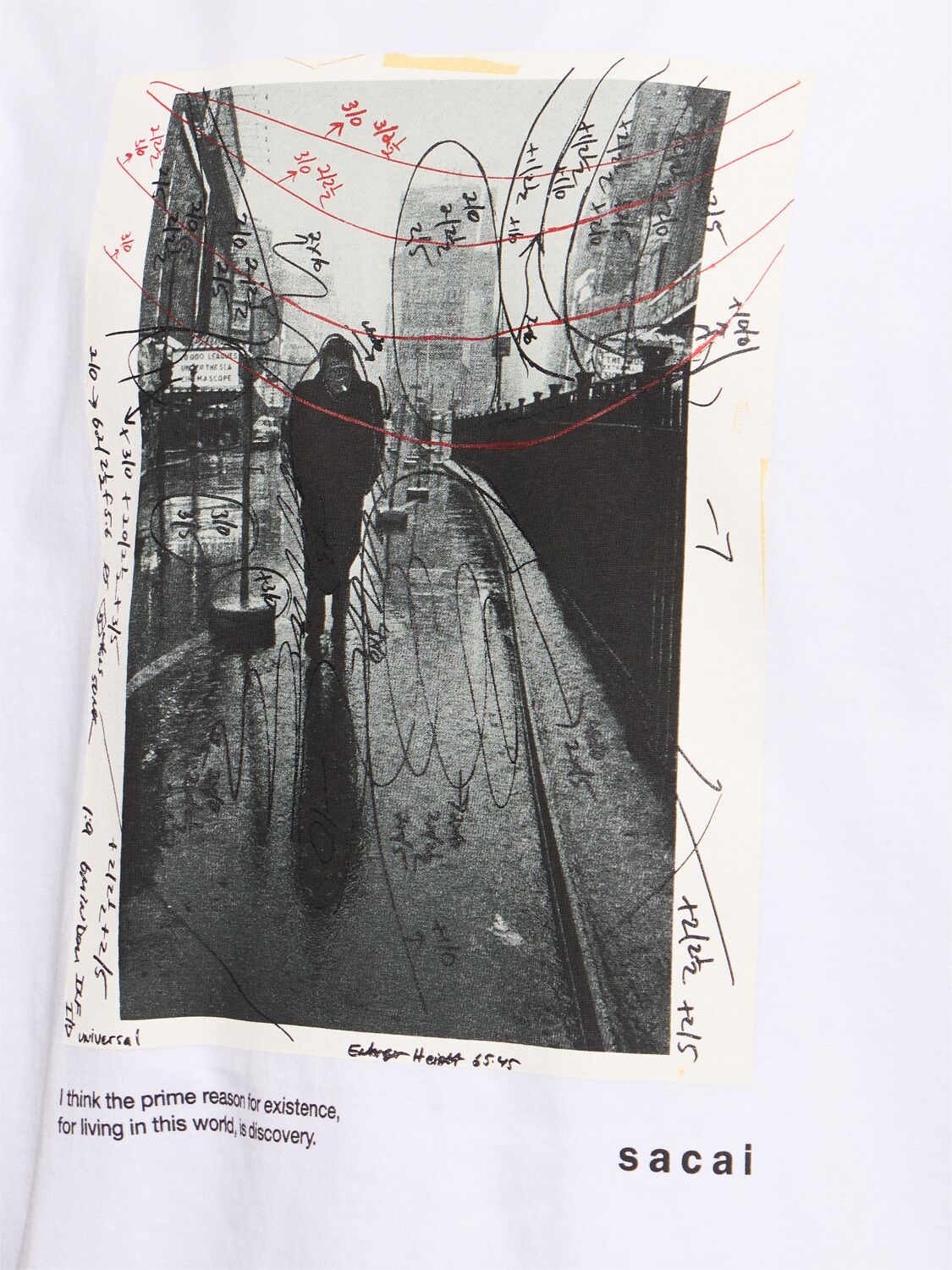 Shop Sacai James Dean T-shirt In White