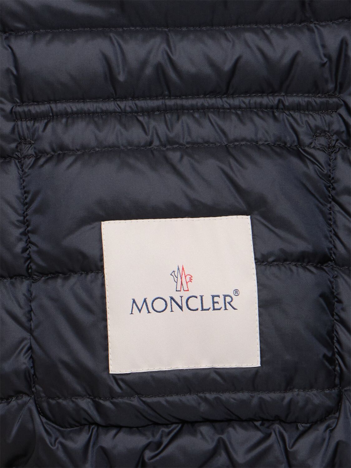 Moncler Lans Packable Nylon Down Jacket In Midnight Blue