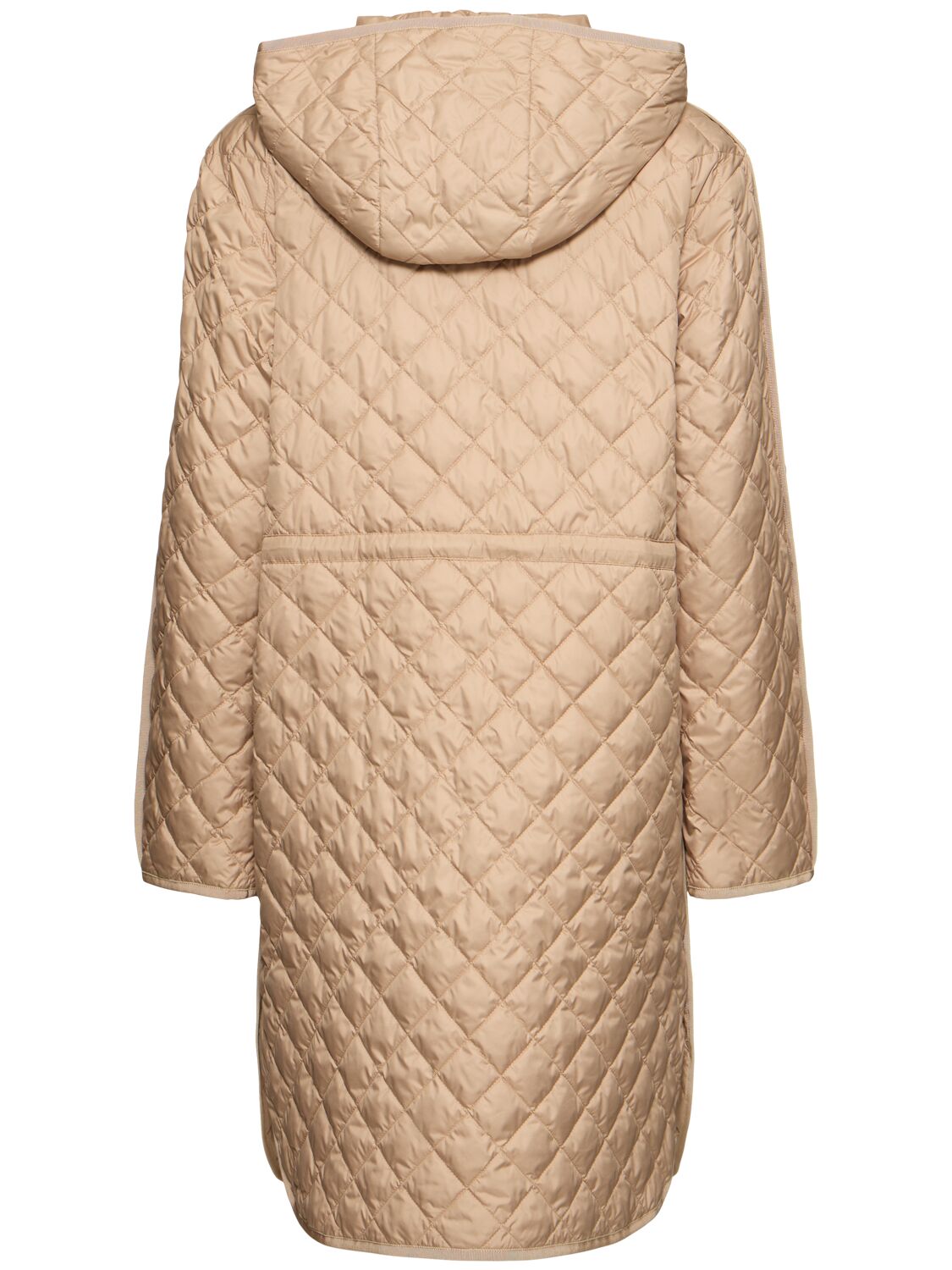 Moncler Etelan Diamond Quilted Tech Down Jacket In Beige