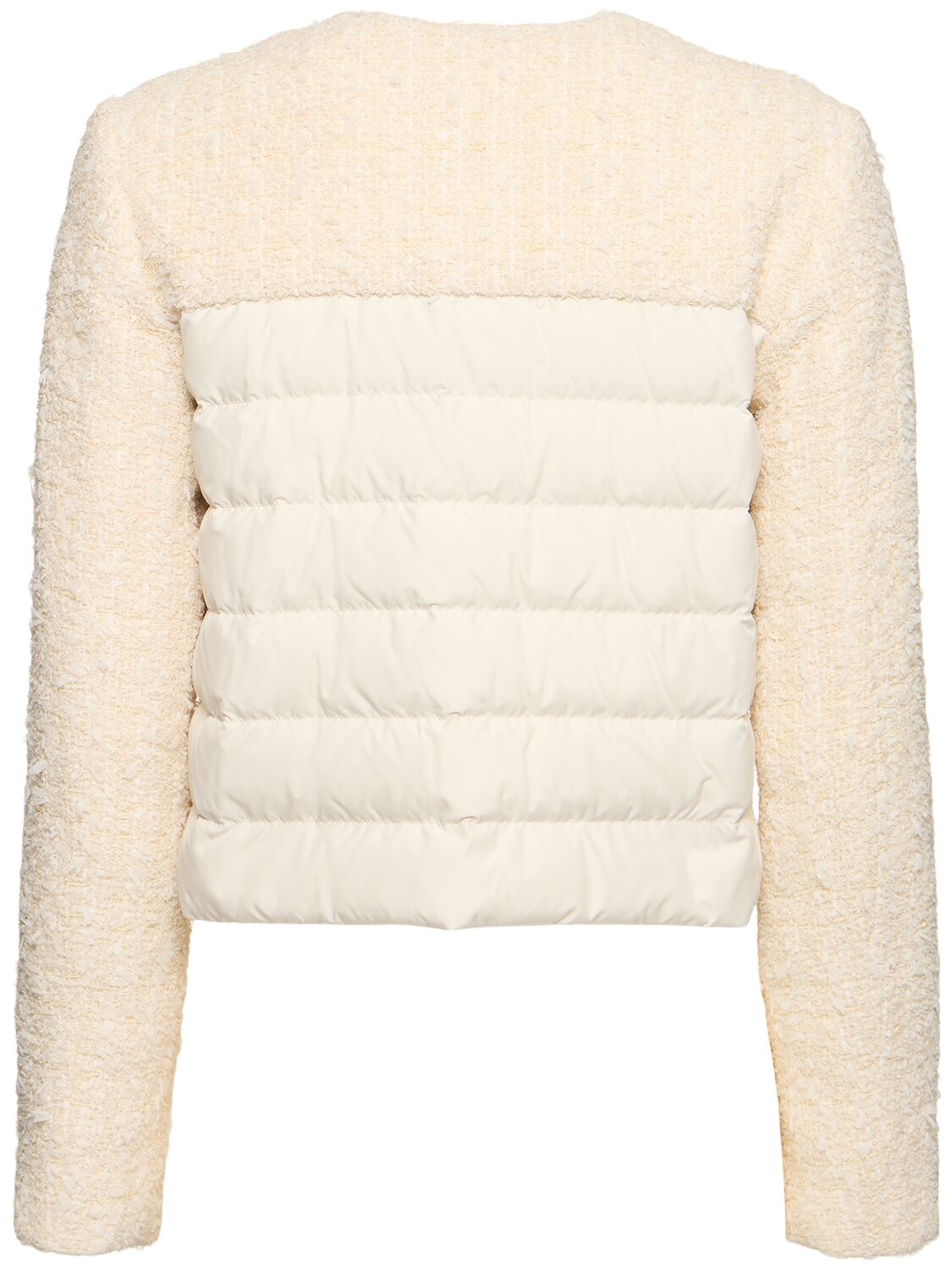 Moncler Gerberoy Cotton-blend Jacket In White/ivory