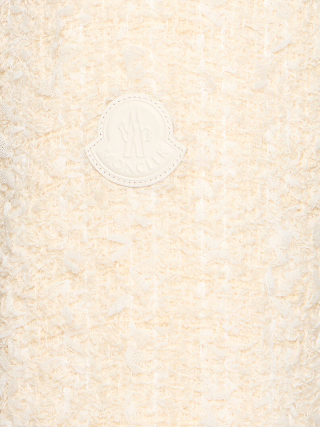 Moncler Gerberoy Cotton-blend Jacket In White/ivory