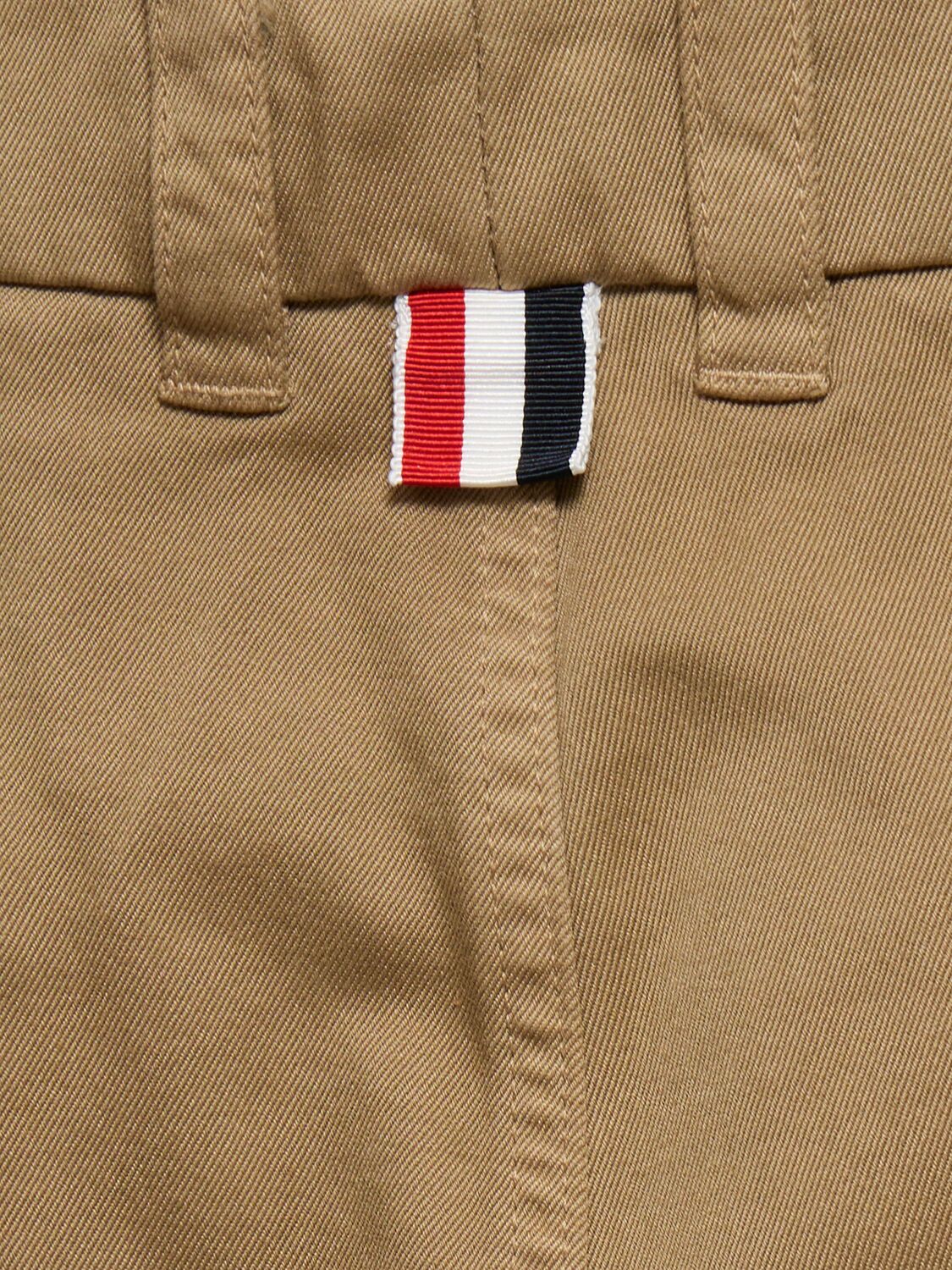 THOM BROWNE UTILITY GARMENT DYED CHINO PANTS 