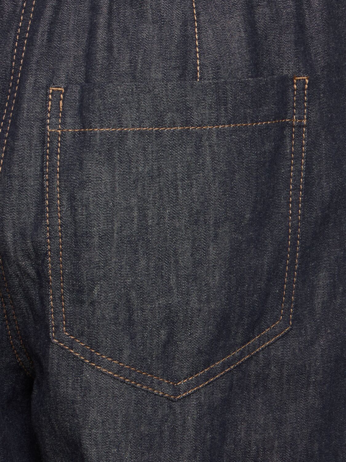 Brunello Cucinelli No-fade Mid Rise Straight Pants In Blue