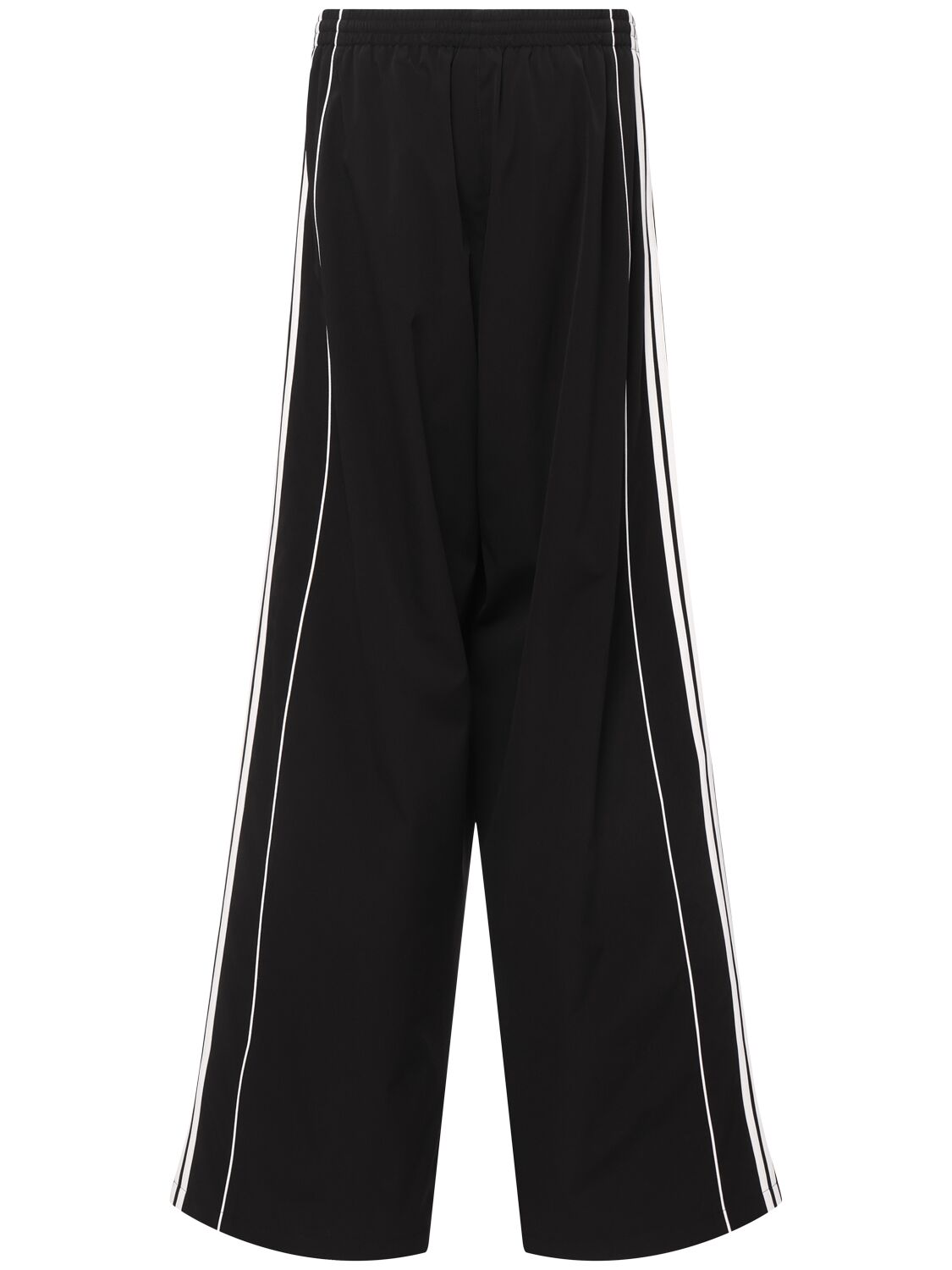 Shop Balenciaga Tech Tracksuit Pants In Black