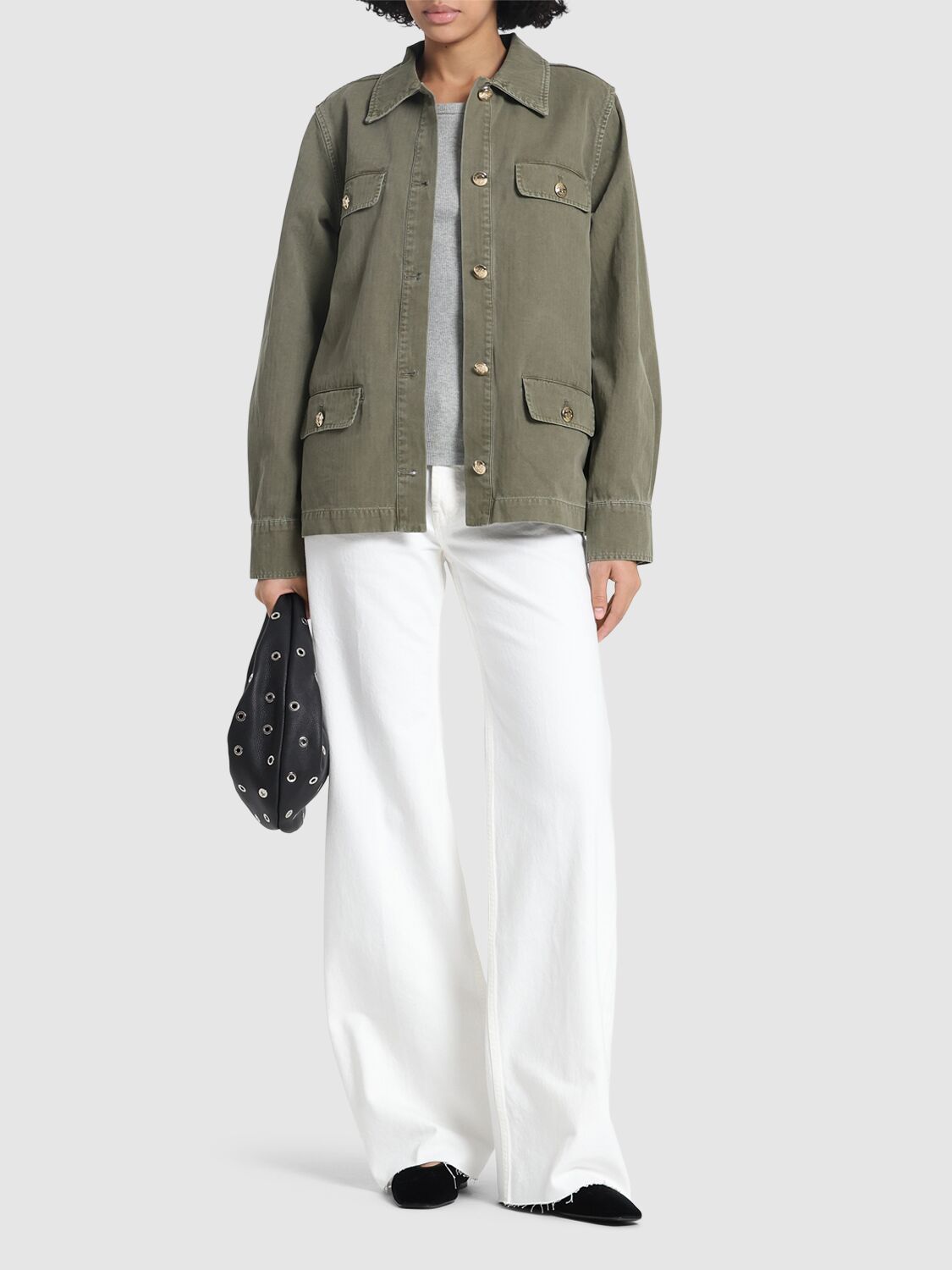 ANINE BING COREY COTTON JACKET 