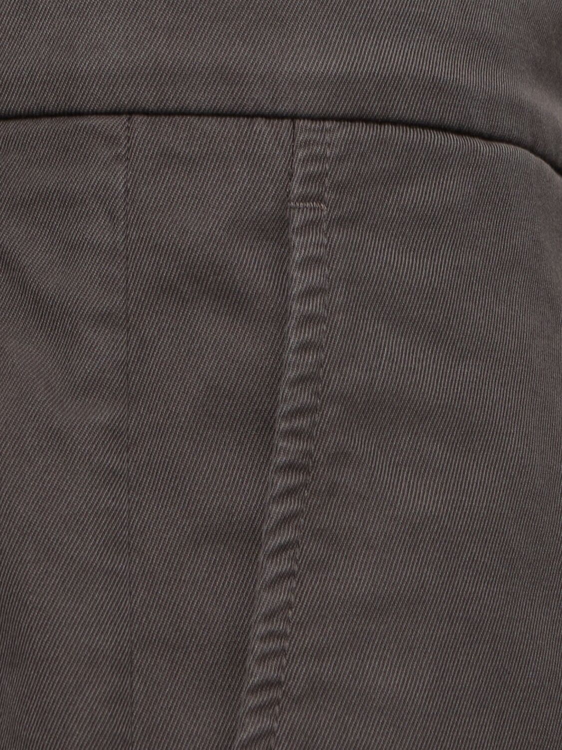 Brunello Cucinelli Cotton Twill Bermuda Shorts In Caffe