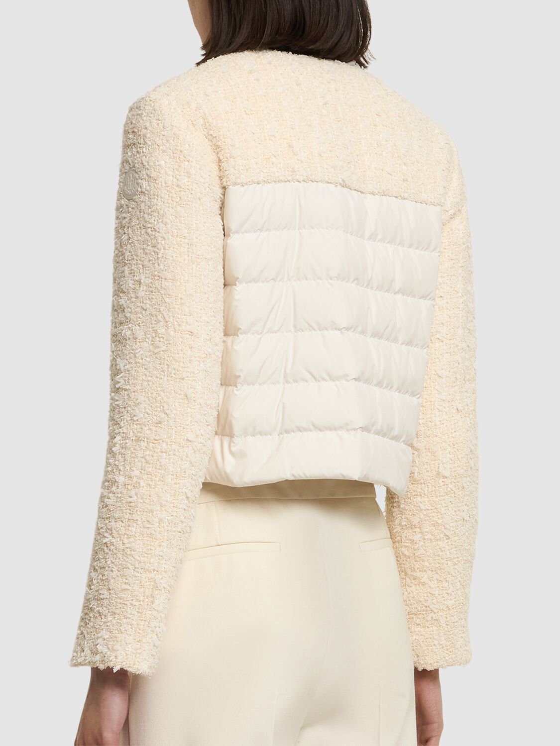 Moncler Gerberoy Cotton-blend Jacket In White/ivory