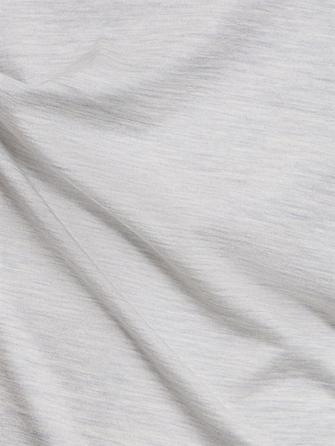 Brunello Cucinelli Silk & Cotton Jersey T-shirt In Perla