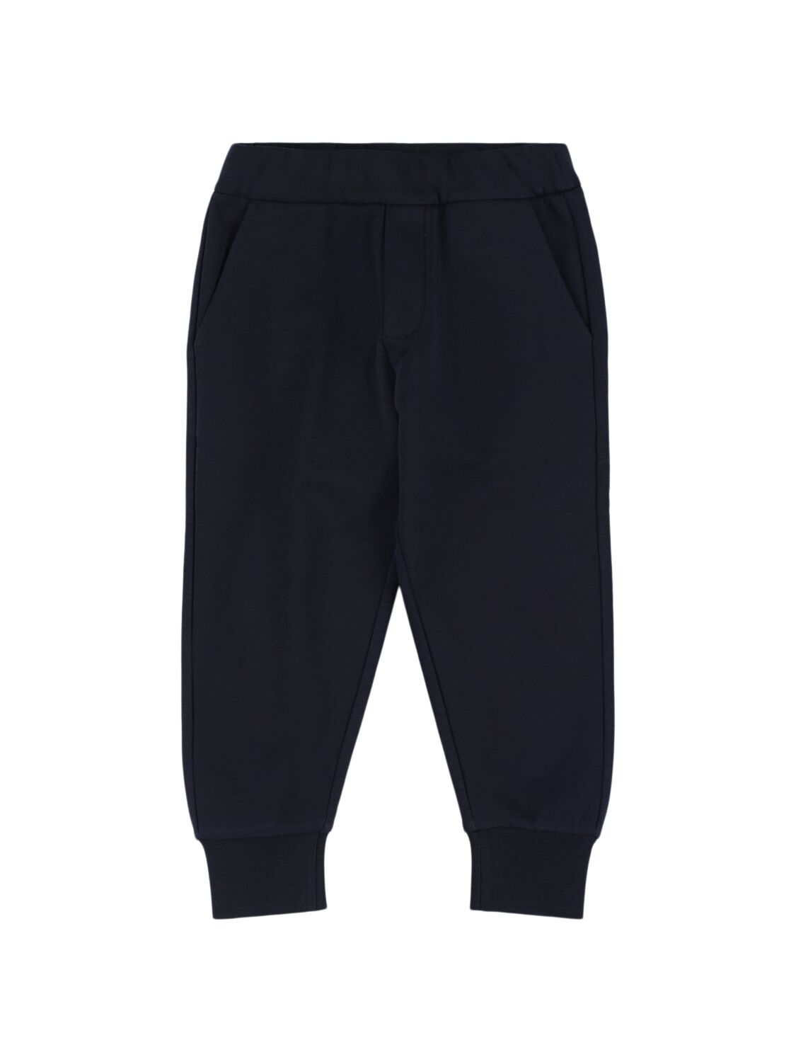 Moncler Cotton Sweatpants In Navy