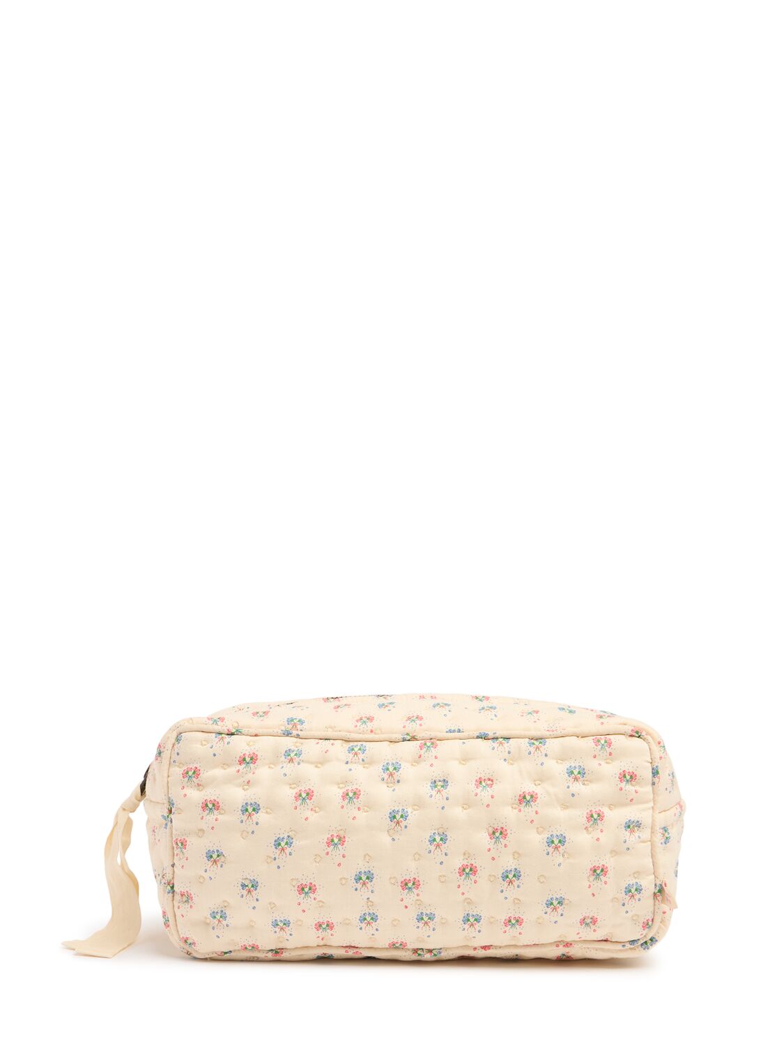 Konges Sløjd Quilted Cotton Toiletry Bag In Gray