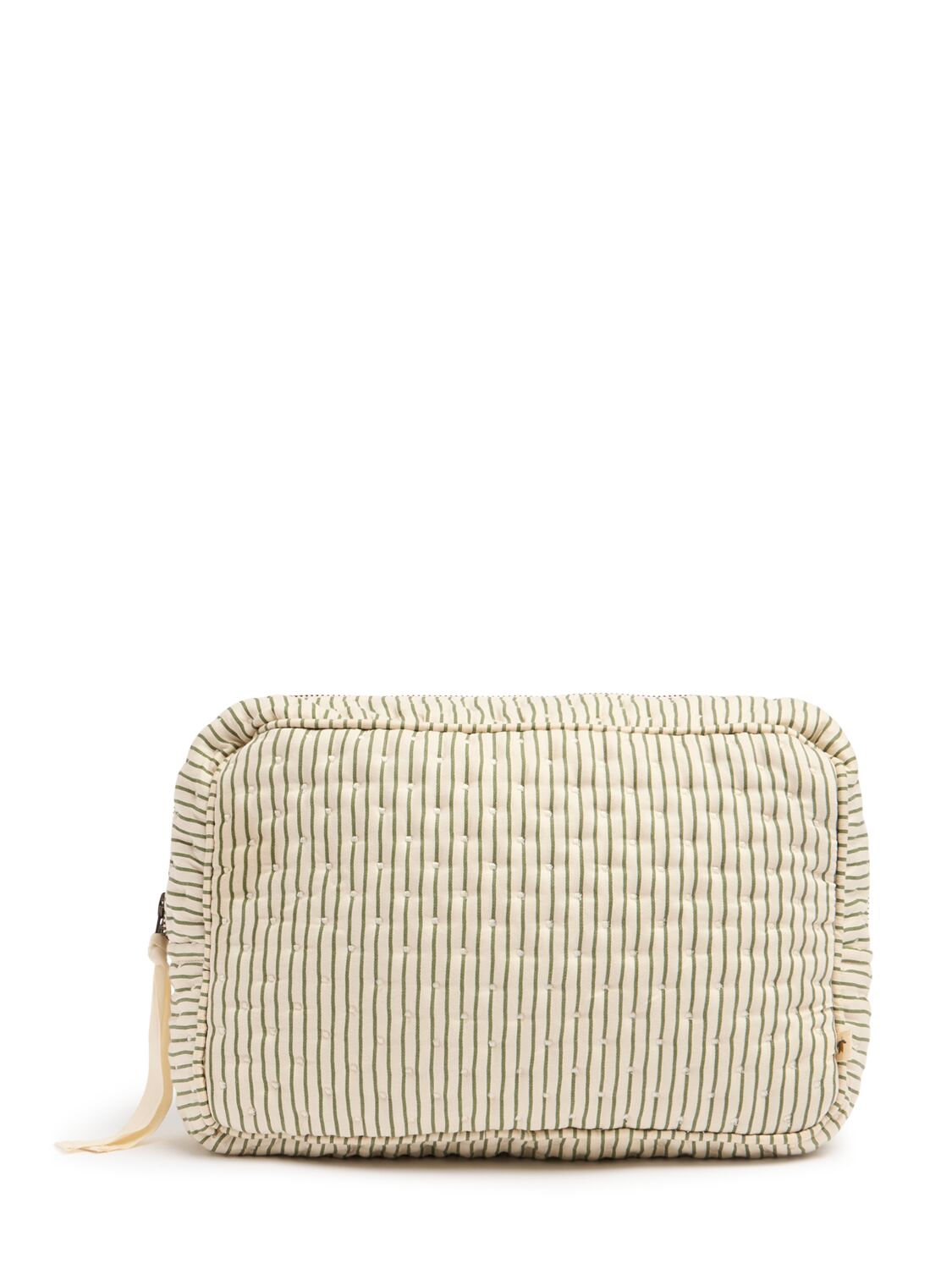 Konges Sløjd Quilted Cotton Toiletry Bag In Pink