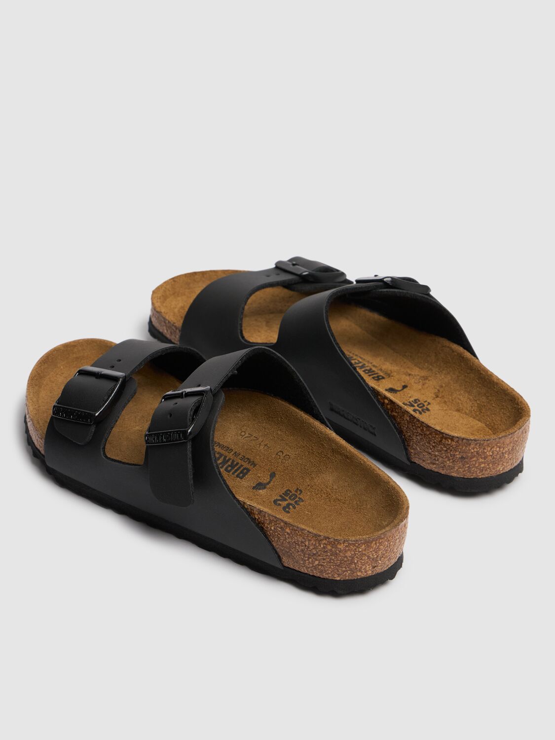 Birkenstock Arizona Birko Flor Sandals In Black