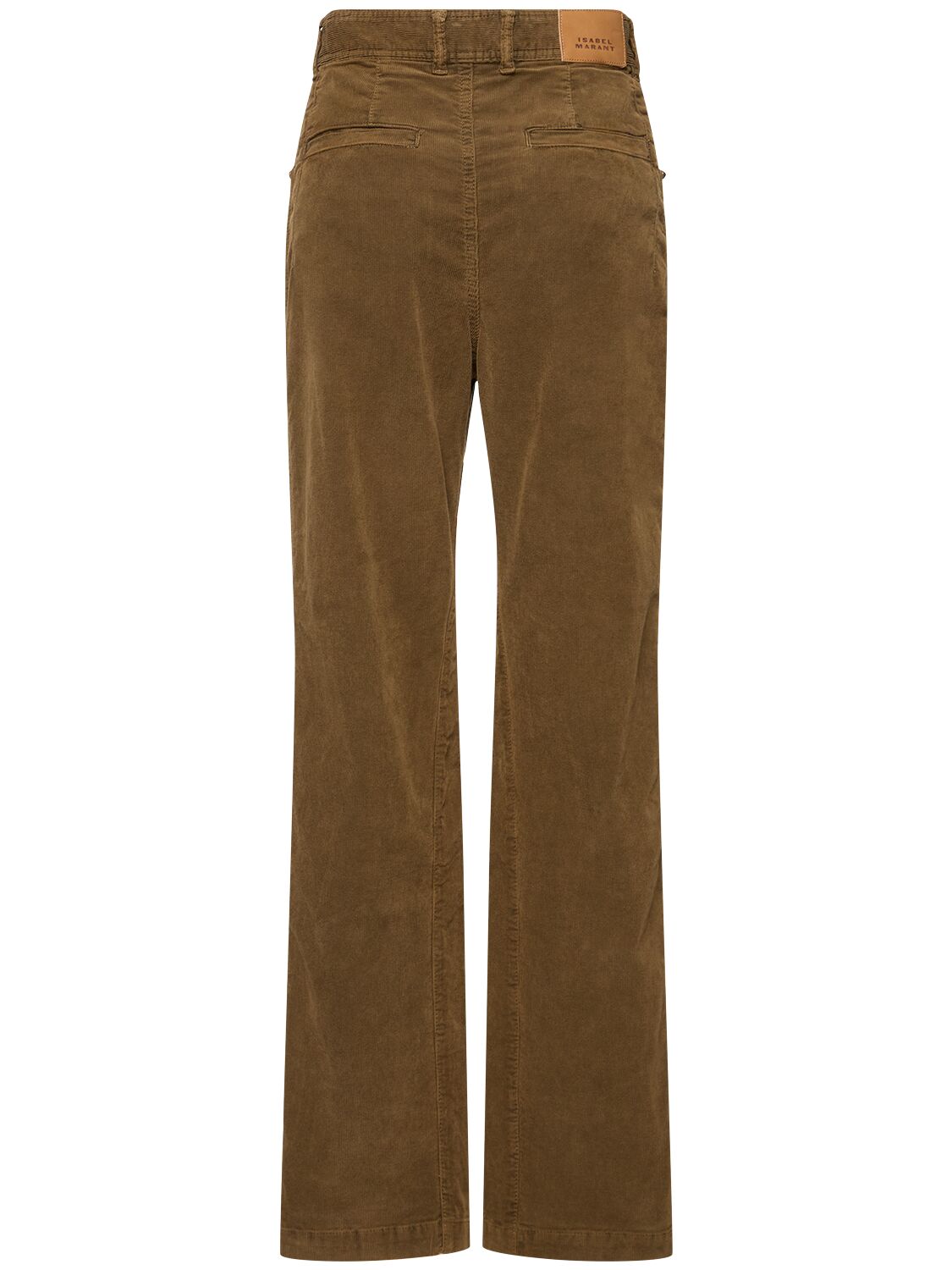 ISABEL MARANT EMMY VELVET STRAIGHT PANTS 