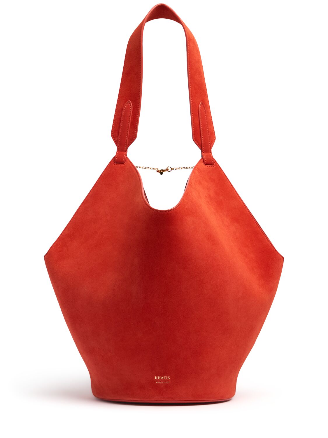 Khaite Small Lotus Suede Tote Bag